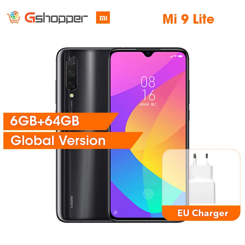 Глобальная версия Xiaomi Mi 9 Lite 6GB 64GB Смартфон Snapdragon 710 48MP Тройная камера 32 МП