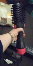 Secador de pelo 2 en 1 de un paso, cepillo de aire caliente, rizador, peine, cepillo secador de aire eléctrico, alisador de pelo