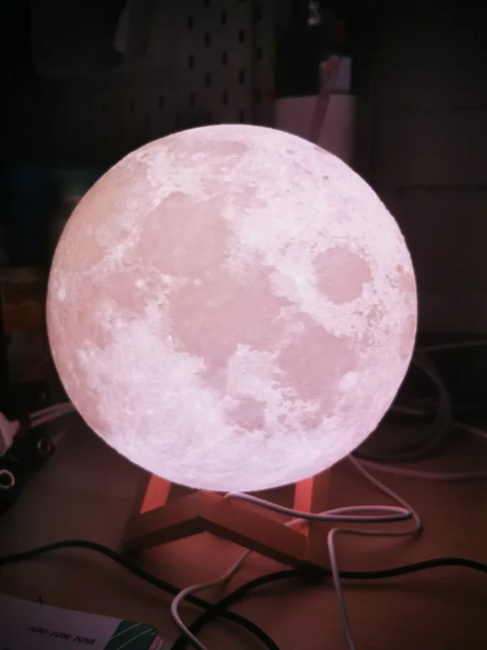 Lampe lune 3D photo review