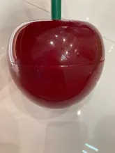 Juego de brochas creativas para el inodoro, cepillo en forma de cereza/manzana, cabeza gruesa, exfoliante adorable, commode, vino, rojo, verde, blanco