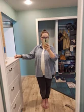 KPYTOMOA-blusas holgadas asimétricas de manga larga para mujer, camisas de pana con bolsillos de gran tamaño a la moda, Tops Chic para mujer 2020