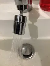 Kitchen Faucet Bubbler 360-Degree Double Modes 2-flow Splash-proof