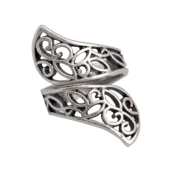 

Ring women's oversized double pattern (53545)