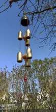 Wind-Chimes Decoration Garden-Tubes-Bells Wall-Hanging Yard Outdoor Antique Copper Living