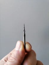XCAN Tapered Molino de extremo 1pc R0.25/R0.5/R0.75/R1.0 3.175mm vástago de grabado de madera poco CNC Router poco de fresado