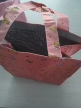 Food-Bag-Box Lunch-Bag Breakfast Flamingo Picnic Brivilas Large-Handle Foldable Travel