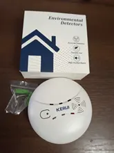 KERUI-detectores de fuego de humo, 433MHz, alarma inalámbrica para Wifi GSM PSTN, sistema de alarma de seguridad para el hogar, Kits de sensores de alarma de humo