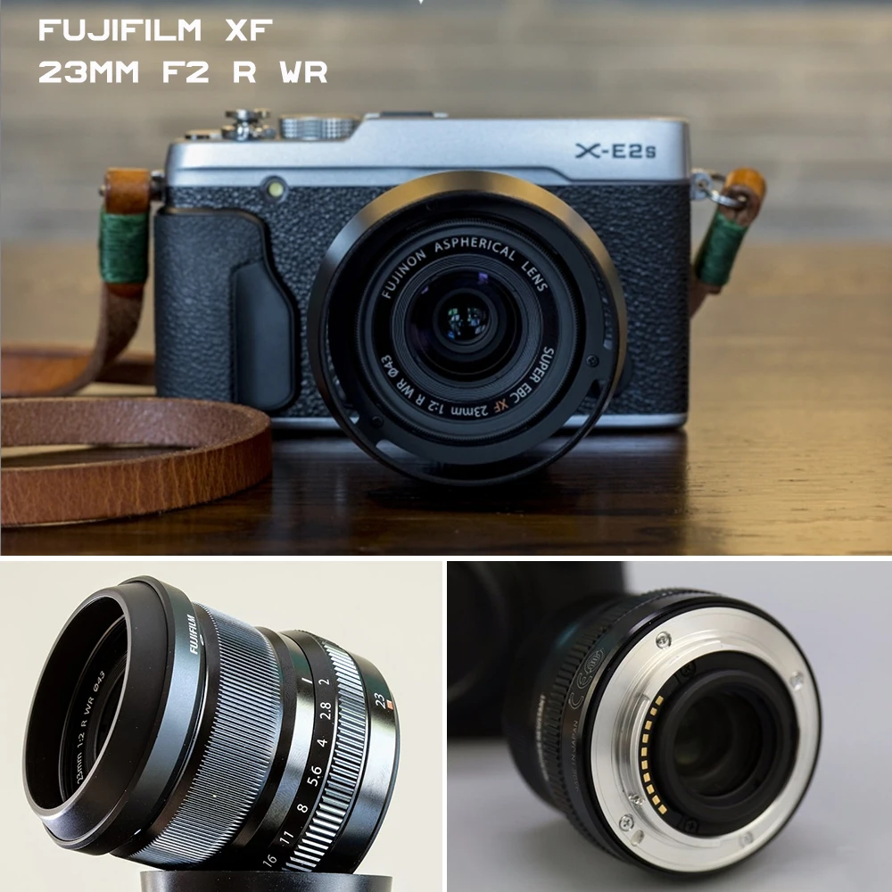 Объектив FujiFilm XF широкоугольный объектив FUJINON XF 23 мм F2 R WR Сменный объектив(черный
