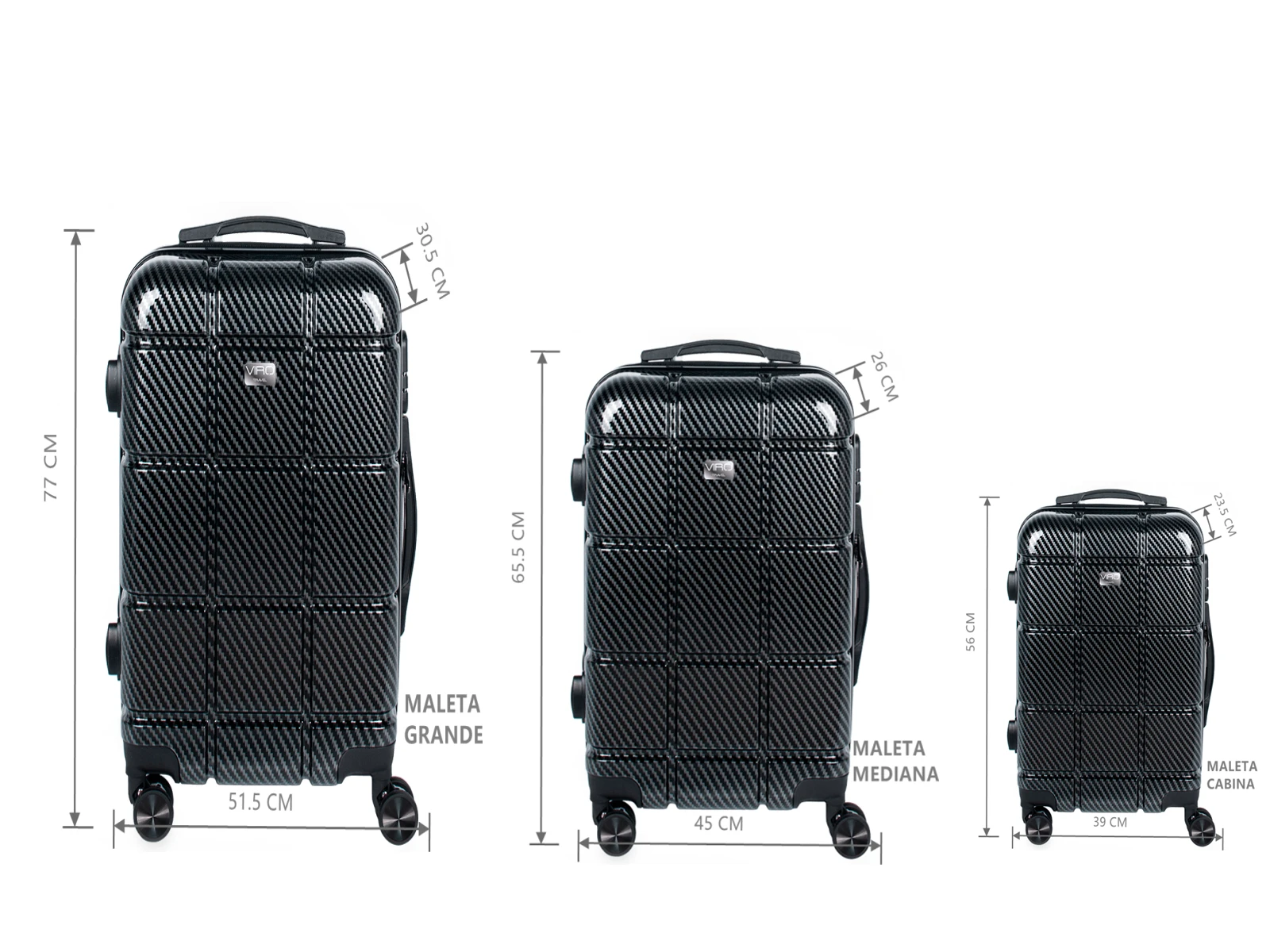 Maletas Viro Travel Con 4 Rotación 360 Grado Ligero y Flexible Viaje Ocio Deporte Avion Tren| - AliExpress