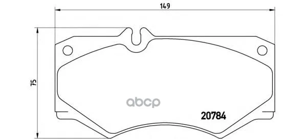 Колодки Тормозные Передние Brembo P50003 Brembo арт. P50003