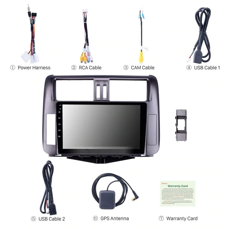 Lionet gps навигация для автомобиля Toyota Prado 2010-2013 9 дюймов RT1053X