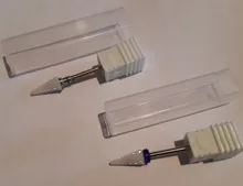 Brocas de cerámica para uñas, fresa eléctrica, pulidora para manicura, pulidor de uñas, accesorios de equipo de arte de uñas, 1 ud.