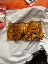 Diadema de terciopelo para bebé, turbante con lazo grande para niña, cinta para el pelo de lazo para recién nacido, accesorios para el cabello para chico