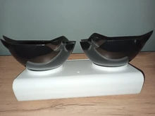 Cat-Bowls Feeders Raised-Stand Dogs Cats Double Non-Slip with Pet-Food 