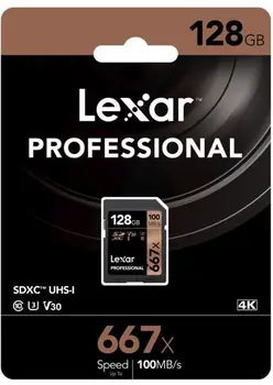 

128GB PROF. 667X SD USH-I