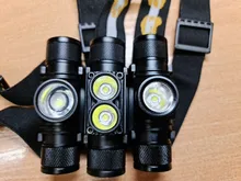 Mini Headlamp Head-Torch Waterproof Flashlight LED Hunting Rechargeable High-Power Boruit xm-L2