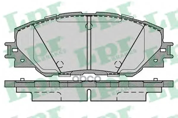 Колодки Тормозные Toyota Rav 4 05 Передние Lpr 05p1282 Lpr арт. 05P1282