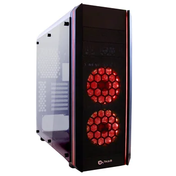 

Talius Daemon-ATX Gaming box-tempered glass-2X USB 3.0 - USB 2.0-no font-black