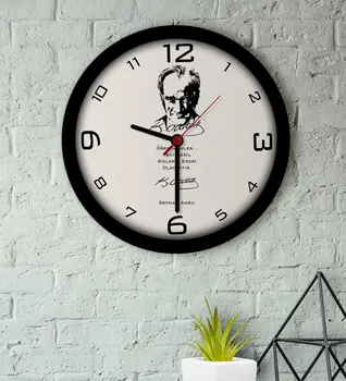 

Personalized Ataturk Teacher Wood Wall Saati-2