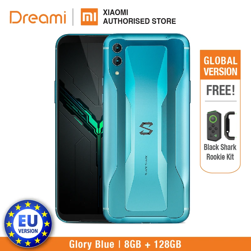 Цена Глобальная версия Black Shark 2 128 ГБ Rom 8 ГБ Ram Shadow Black (абсолютно новая и герметичная коробка)