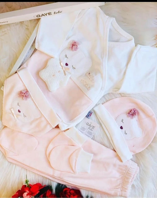 Conjunto de ropa para bebé de 0 a 6 meses, conjunto de ropa de lujo para  bebé, 100 algodón - AliExpress