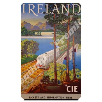 

Ireland souvenir magnet vintage tourist poster