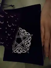Bolsa de almacenamiento de Tarot de terciopelo, 12 Constelaciones, juego de mesa de cartas, Mini bolsa con cordones, juego de mesa