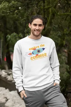 

Angemiel Wear Cosmos White Men 'S Sweatshirt