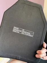 Placa antibalas NIJ nivel 3 + NIJ 0101,07 RF1 SAPI, 2 uds., Panel Ultra ligero PE contra M80, AK47 y M193, Militech
