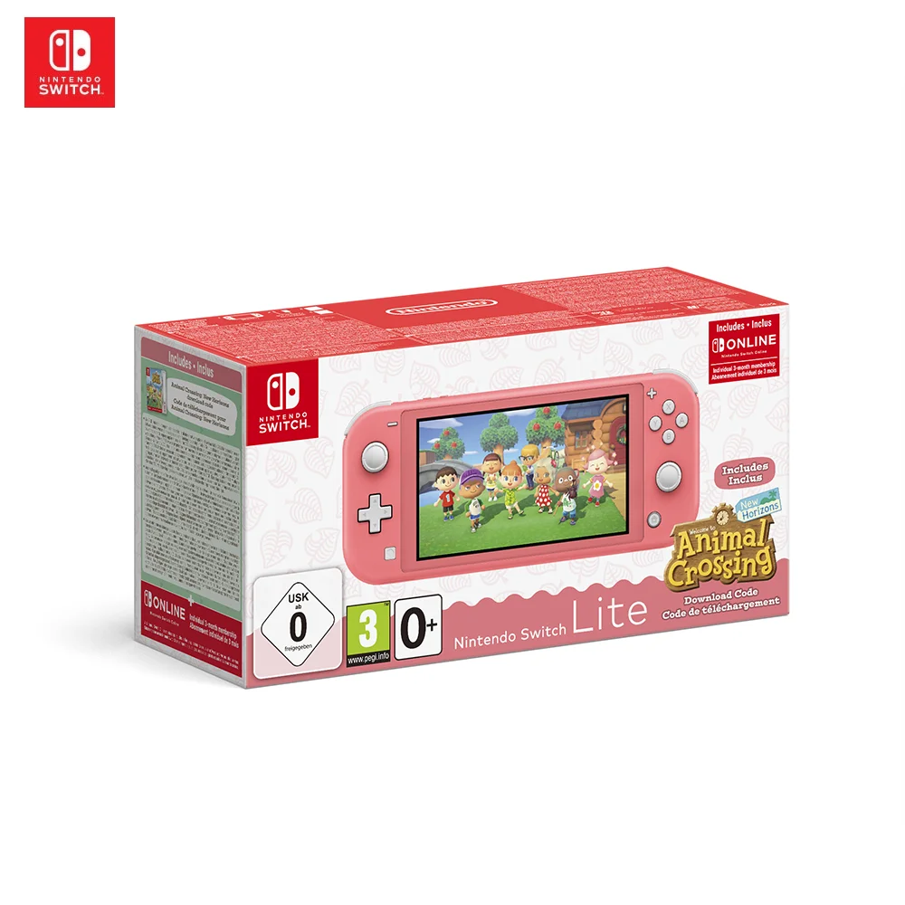 Игровая консоль Nintendo Switch Lite + код Animal Crossing New Horizons + NSO (3 мес.) Игровая консоль Nintendo Switch Lite + код Animal Crossing New Horizons + NSO (3 мес.)