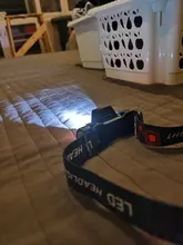 Mini Flashlight Led-Headlamp Powerful Outdoor 18650 Battery Camping COB Portable Q5 Built-In