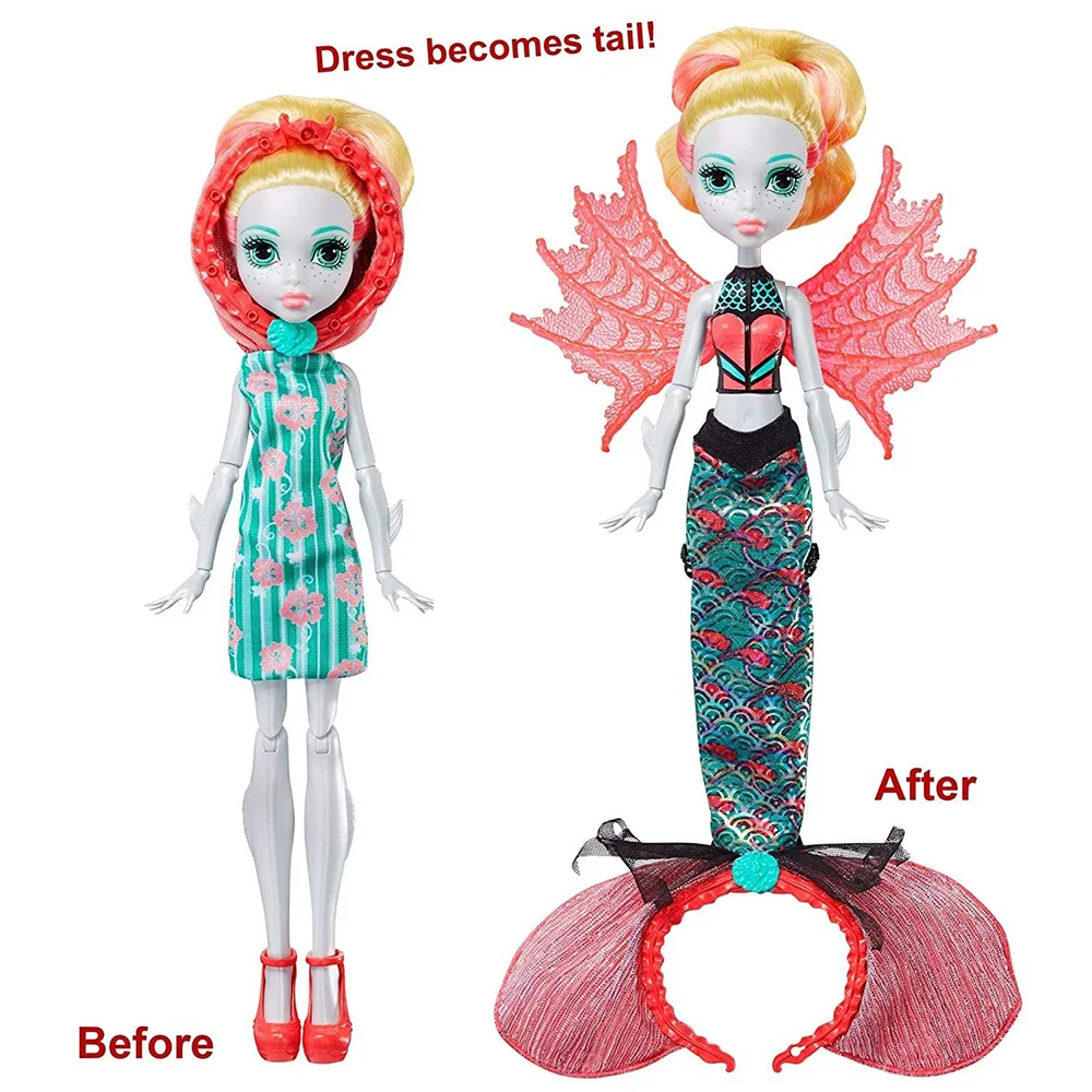 Кукла Monster High Лагуна Блю- Превращения