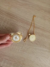 Chupete y chupete para bebé con 26 letras, sin BPA, de silicona, pezón infantil, dorado, ostentoso, Dummy Soother