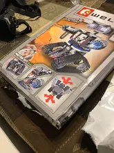 SEMBO-Robot de bloques de construcción a Control remoto para niños, juguete de construcción de alta tecnología, creador de ciudad, Control remoto, coche inteligente, arma, ladrillo