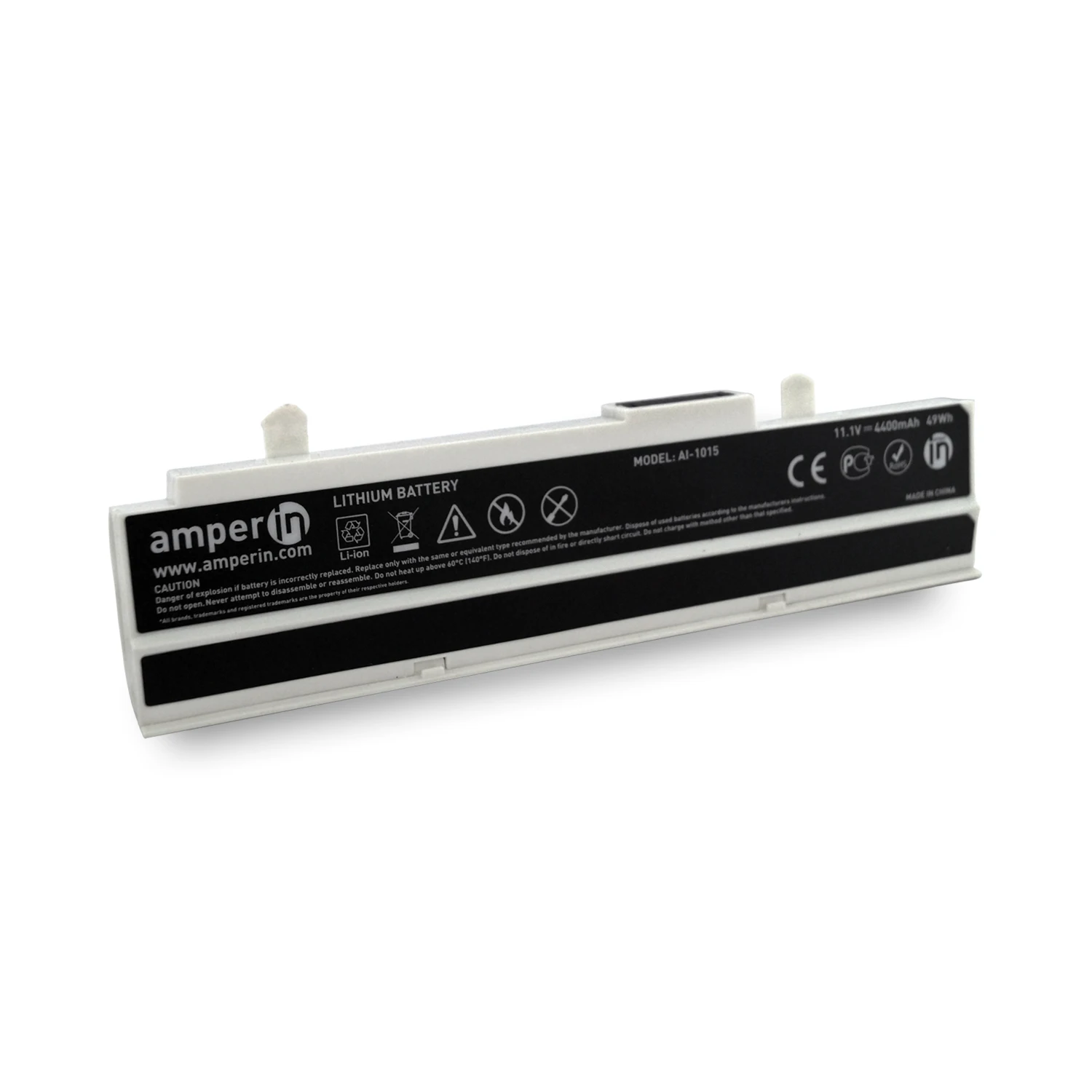 Rechargeable battery (battery) amperin ai-1015w for laptop Asus Eee PC 1015 11.1v 4400mAh White | Компьютеры и офис