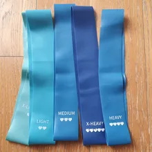 Bandas de ejercicio de resistencia para Yoga, entrenamiento de fuerza, Fitness, entrenamiento corporal, Pilates, equipo de Fitness con lazo expansor de goma