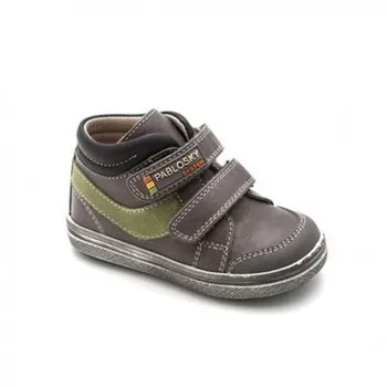 

Booties fur taupé for child with aged effect, of Pablosky