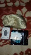 Pelucas de cabello sintético para mujeres negras, pelo rubio Natural corto de raíces oscuras