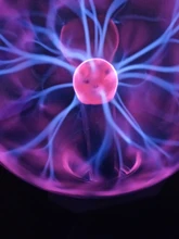 Lighting Decor Touch-Lamp Plasma-Ball Crystal Led-Night-Light Christmas Novelty Magic