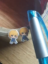 2020 Anime nuevo a tiempo completo-Huntter personajes Kawaii dibujos animados artesanía de resina epoxi joyería pendientes de regalos