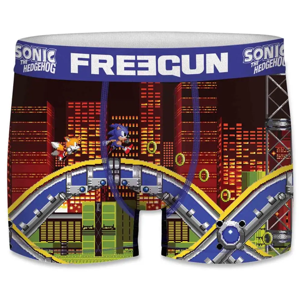 FREEGUN Соник Ежик Нижнее белье Боксеры Тип - Color: T142-1