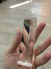 Prisma de precisión Triangular K9, cristal óptico reflectante para física, enseñanza, enseñanza, prismas de espectro, cristal de arcoíris para estudiantes