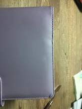 Carpeta de archivos recargable para Notebook, funda para Bloc de notas, carpeta de cuero, suministros de oficina, novedad