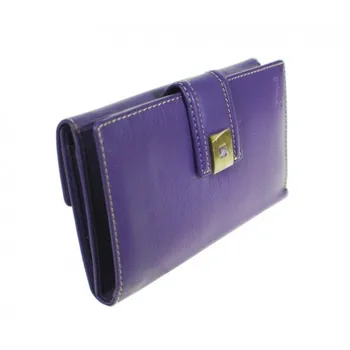 

Wallet purse for Lady fur Lilac color. Measures: 11x18x4 cm.