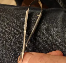 Scissors Hand-Tool Ophthalmic-Instruments Surgery Micro-Cornea 12cm Bend-Head Stainless-Steel