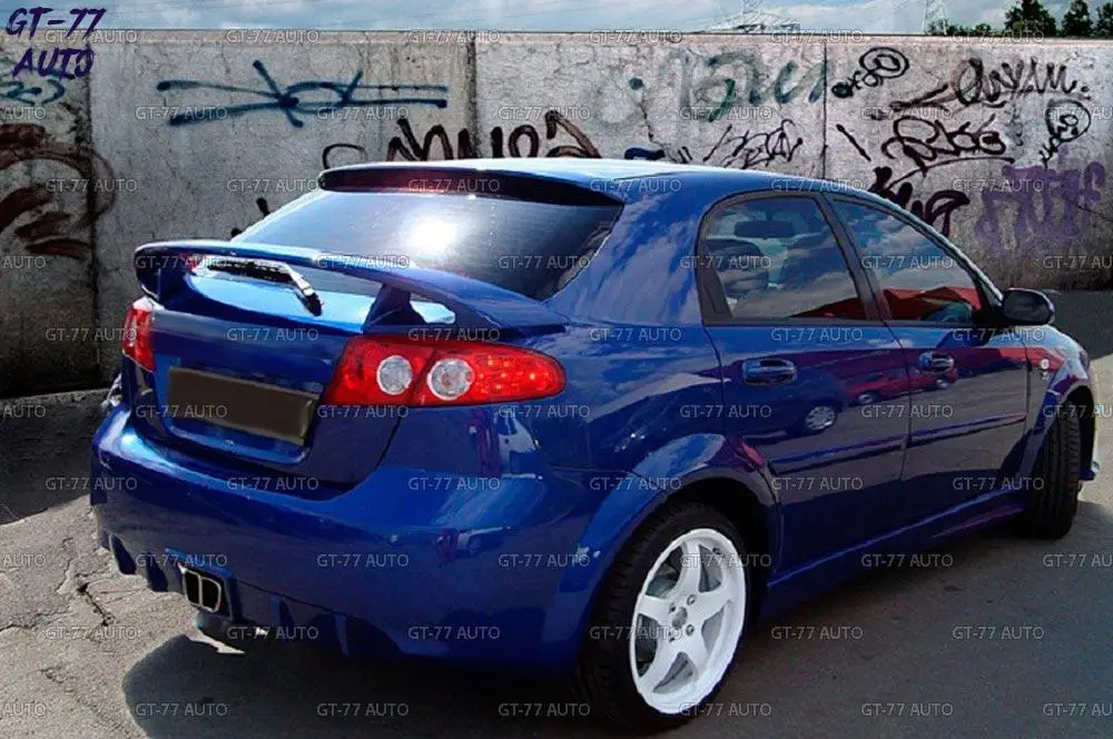 Спойлер на крышку багажника для Chevrolet Lacetti HB 2002-2013 высокий внешний материал ABS пластик Стайлинг тюнинг коврик