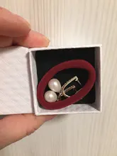 Pearl Earrings 925-Silver Freshwater Natural-Black Women Real Party for Beautiful 