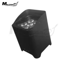 Очень Горячая 6 шт. 18 Вт 6в1 RGBWAUV подзарядка батареи беспроводной, DMX 512 par led power uplights для вечерние коэффициент яркости сцены