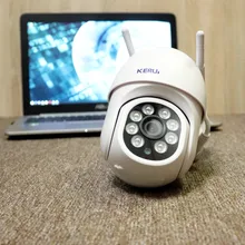 KERUI-cámara IP Yoosee 1080P para exteriores, videocámara inalámbrica con Wifi, Zoom Digital 4X, detección IA, H.265, P2P, 2MP, CCTV de seguridad para el hogar