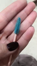 Cepillo cosmético para pestañas 50 uds, varitas de rímel de cristal, aplicador de pestañas con diamantes, brochas de maquillaje desechables